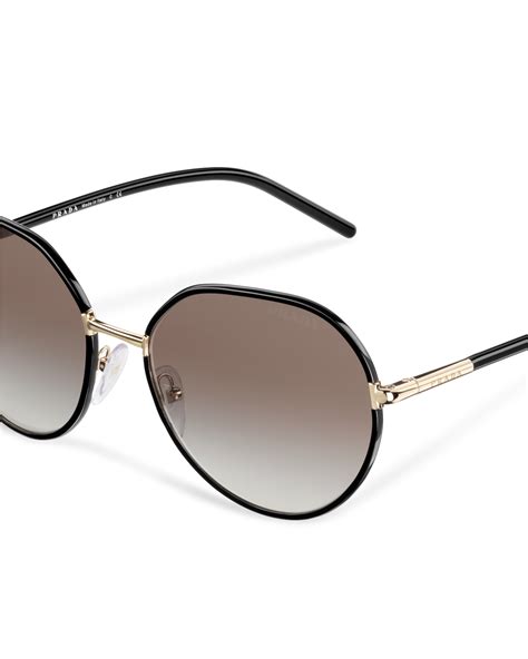 Gradient Anthracite Gray Lenses Prada Decode sunglasses .